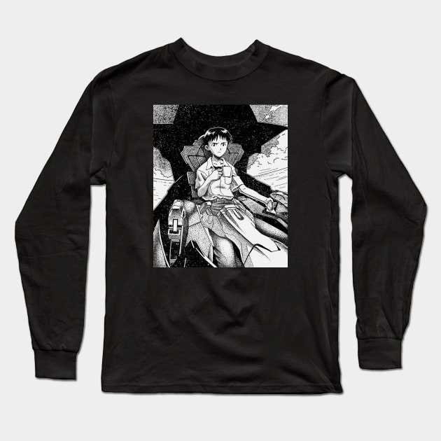 Neon Genesis Evangelion Long Sleeve T-Shirt by mrecaels